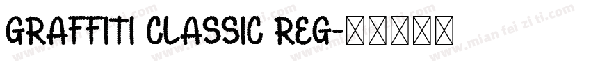 Graffiti Classic Reg字体转换